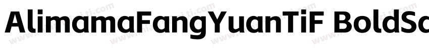 AlimamaFangYuanTiF BoldSquare字体转换